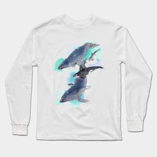 Star Whales Long Sleeve T-Shirt